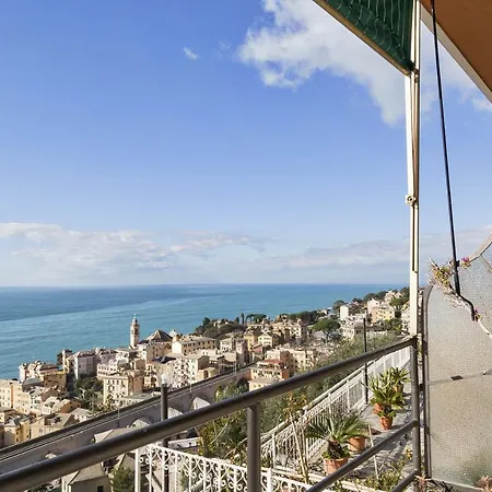 Sunset Above The Sea By Wonderful Italy Apartment Bogliasco